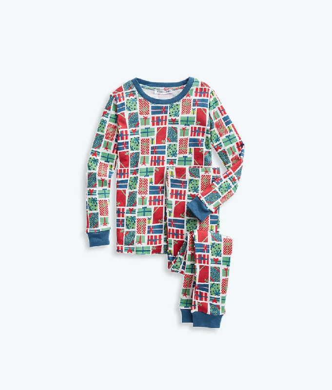 The Kids' Cotton Matching Family Pajama Set - Live in the Presents