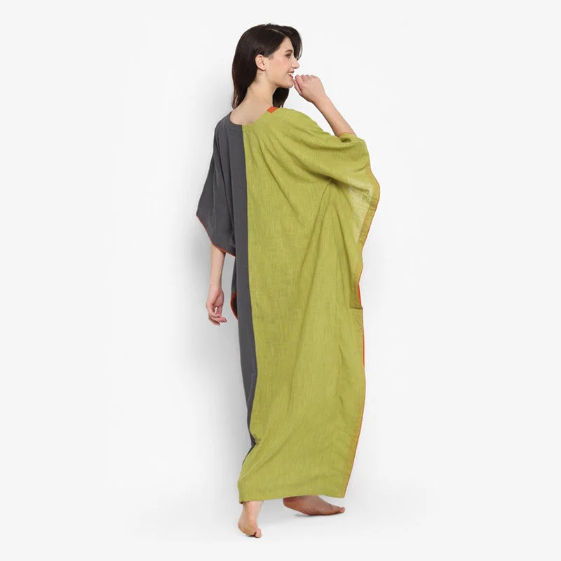 unidraa-cotton-v-neck-kaftan-olive-green-grey-vks016-19722