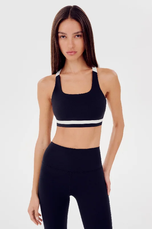 Miles Rigor Bra - Black/white