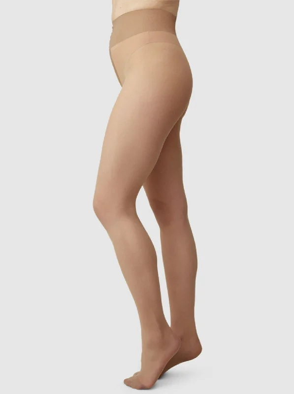 Malva Ladder Resistant Tights - Dark Beige