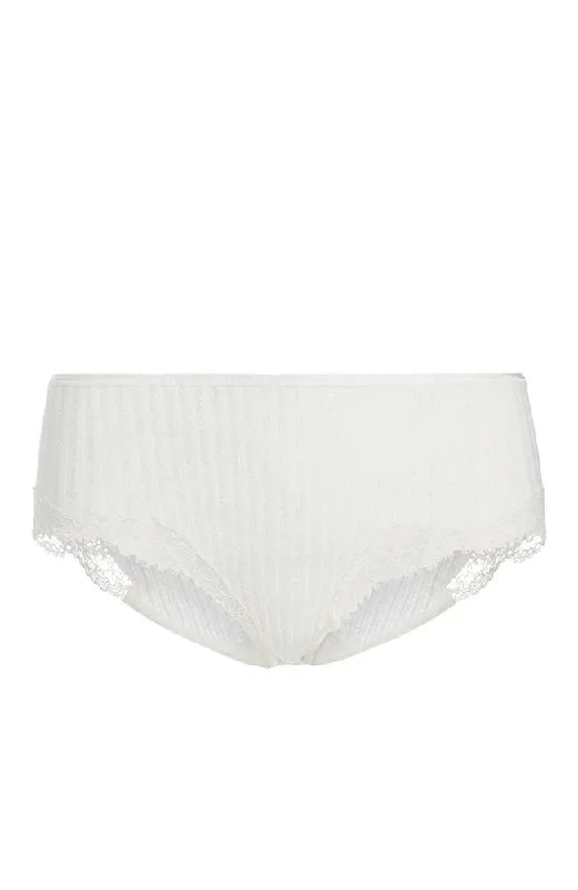 Maude Prive Cotton Lace Hipster