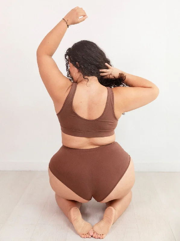 Scoop Bralette - Cocoa