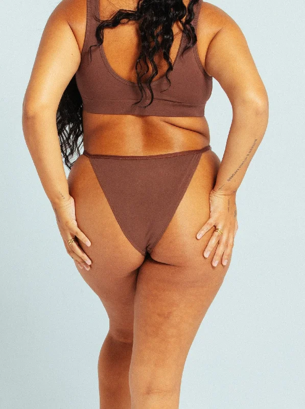 Scoop Bralette - Cocoa