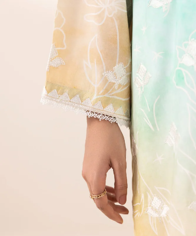 Embroidered Arabic Lawn Shirt