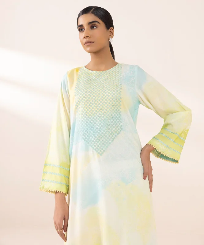 Embroidered Arabic Lawn Shirt