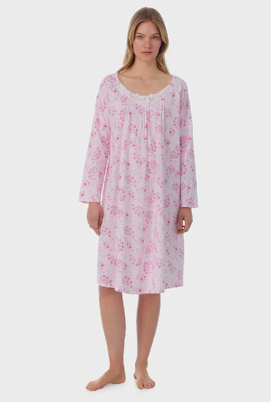 Paisley Floral Cotton Waltz Nightgown