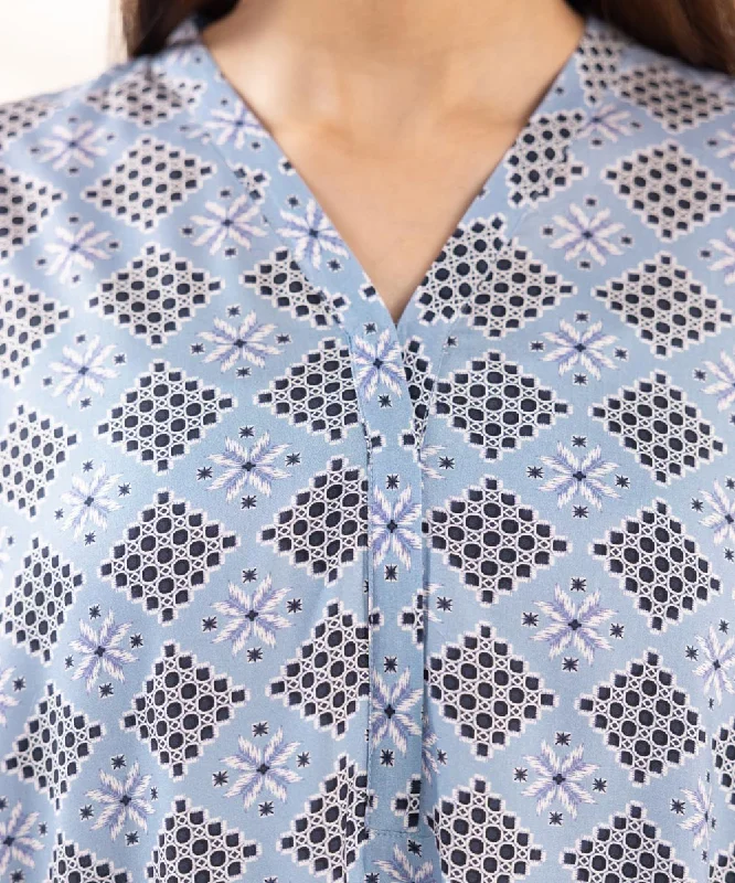 Printed Arabic Lawn Shirt