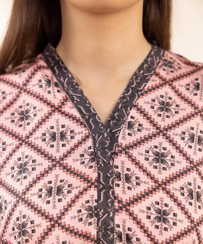 Printed Arabic Lawn Shirt