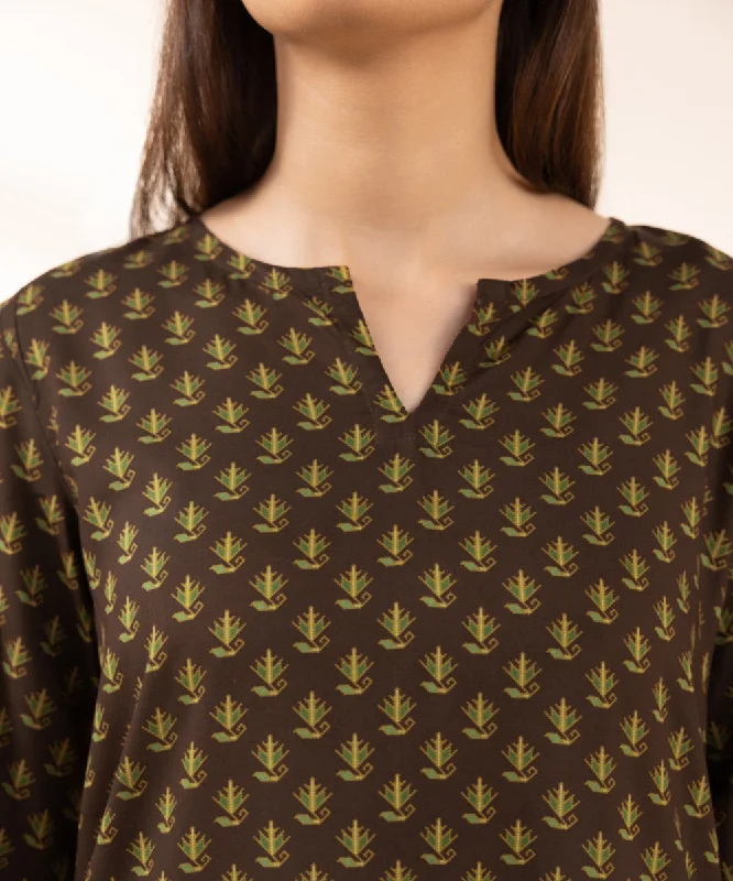 Printed Arabic Lawn Shirt