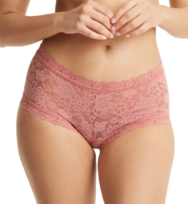 Hanky Panky Daily Lace Boyshort (771201P) - Antique Rose