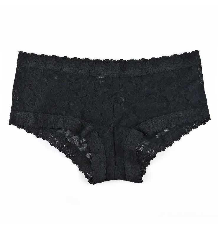 Hanky Panky Daily Lace Boyshort PLUS (771201X) - Black