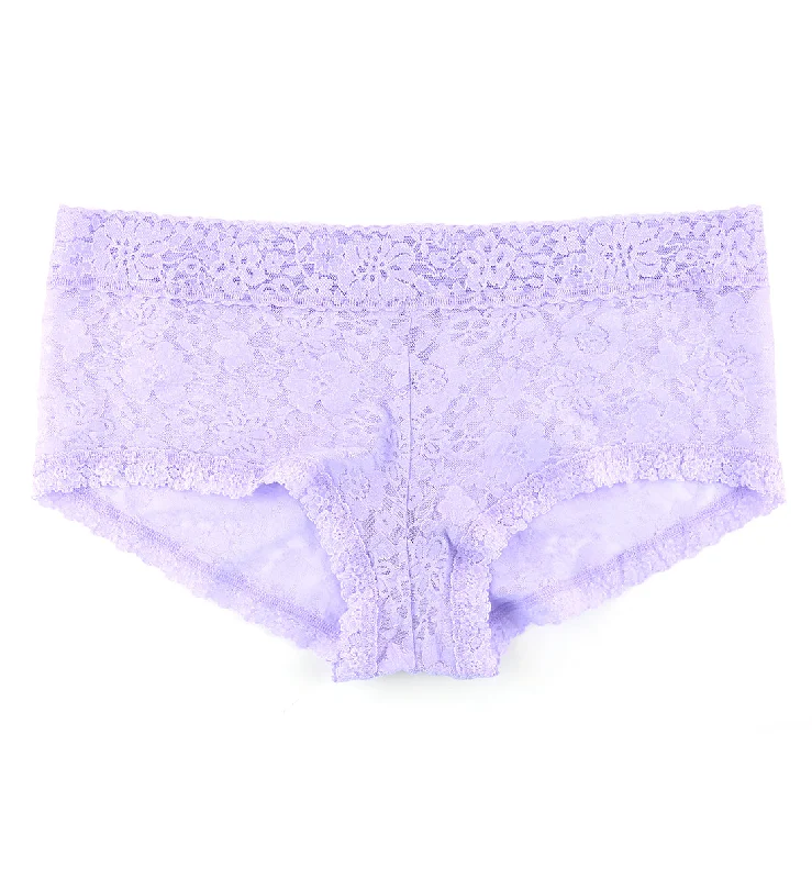 Hanky Panky Daily Lace Boyshort PLUS (771201X) - Lilac Bloom