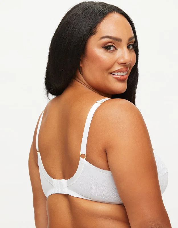 Ann Summers Sexy Lace Planet Padded Balcony Bra White