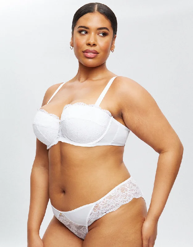 Ann Summers Sexy Lace Planet Padded Balcony Bra White