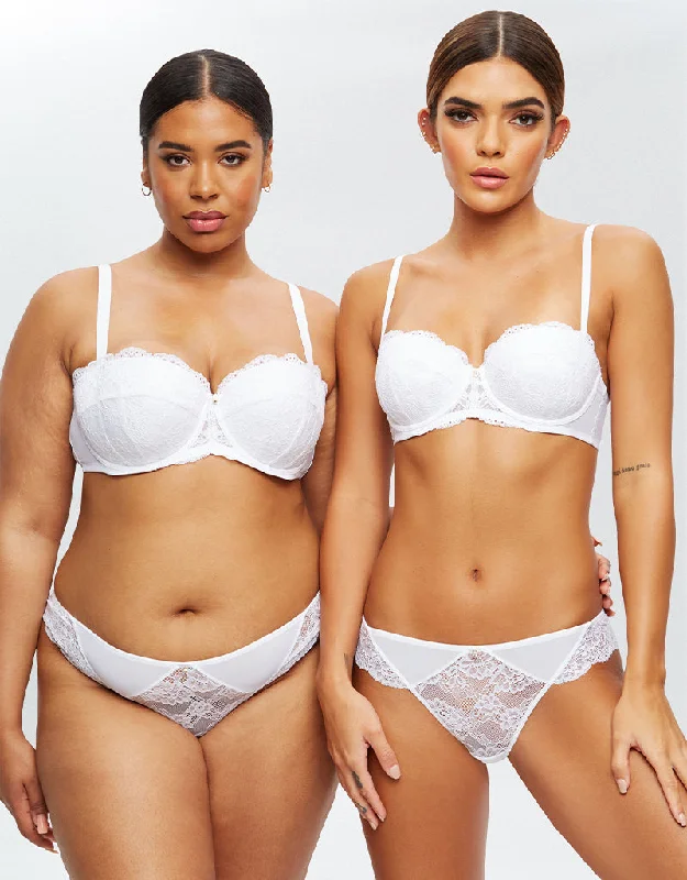 Ann Summers Sexy Lace Planet Padded Balcony Bra White