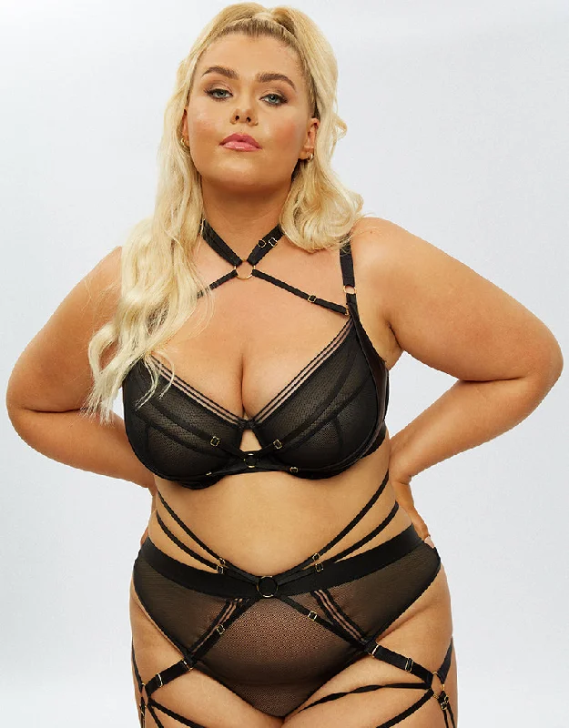 Ann Summers The Forbidden Balconette Bra Black