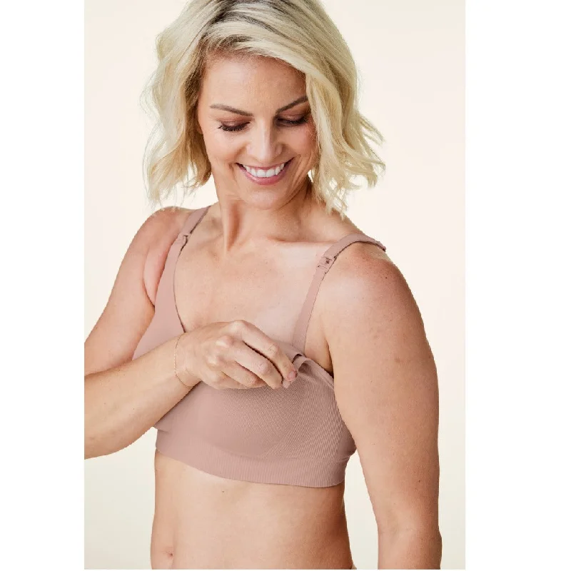 Body Silk Seamless Nursing Bra - Cameo