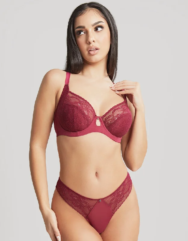 Cleo By Panache Alexis Balconette Bra Berry