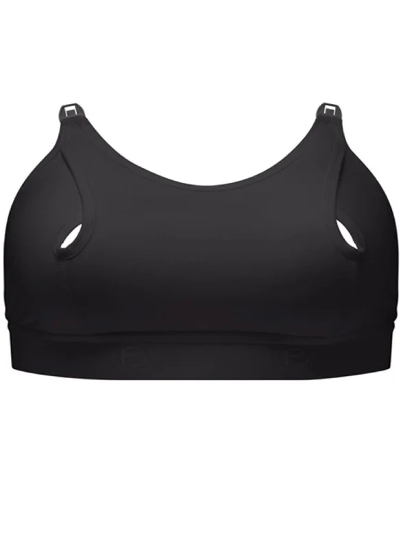 Clip and Pump Hands-Free Nursing Bra Accessory - Black