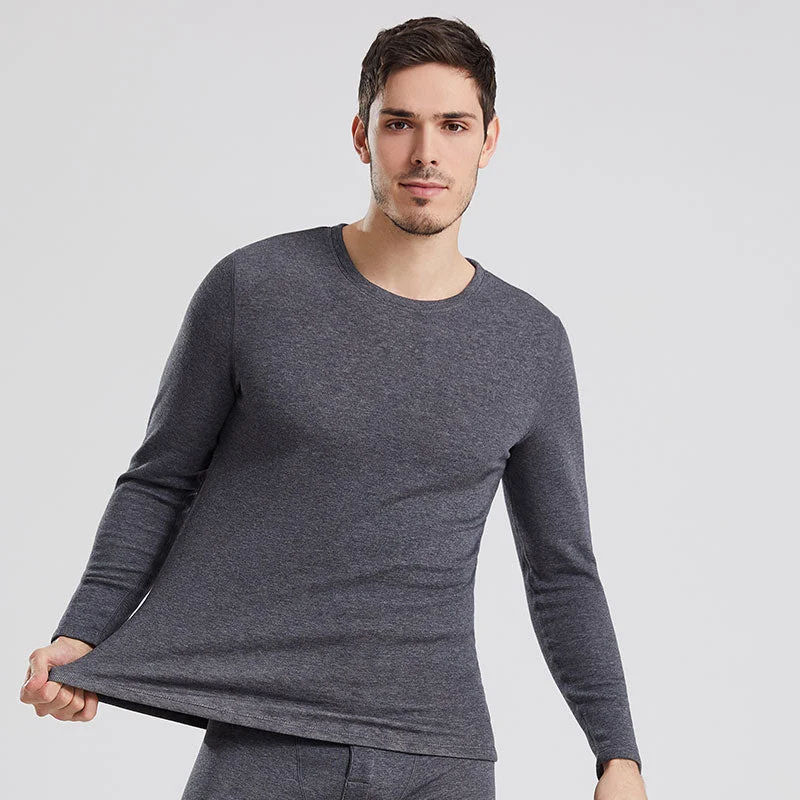 Extra Warmth Men's Silk Thermal Underwear Set