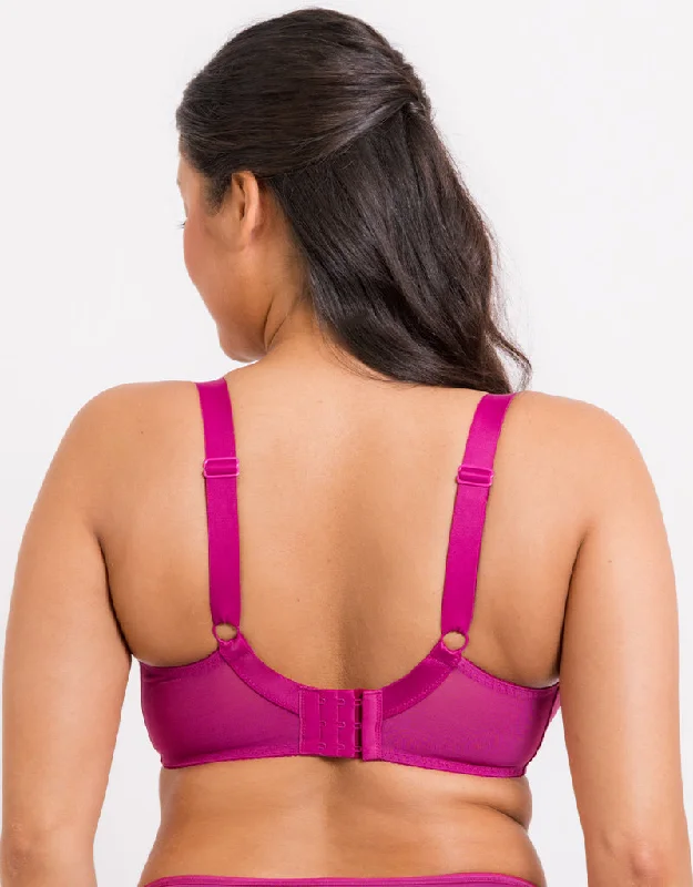 Flirtelle Swirl Balcony Bra Orchid