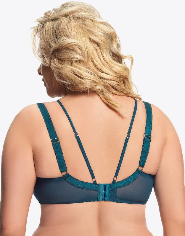 Gorsenia Amaro Balconette Bra Green