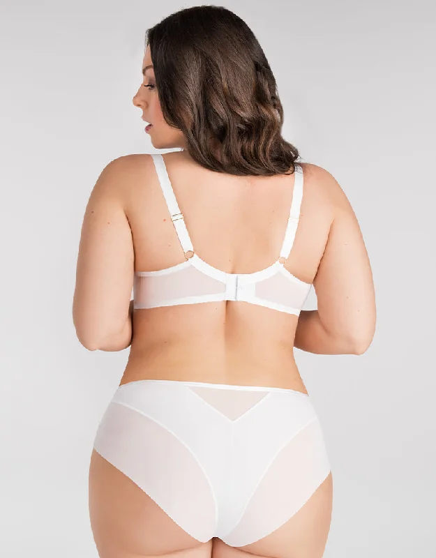 Gorsenia Forever White Balconette Bra White