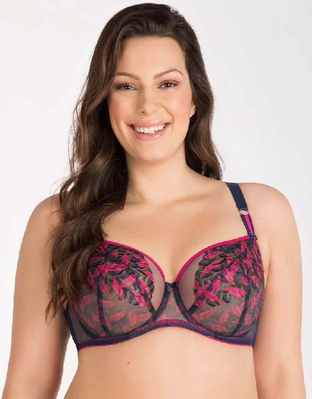 Gorsenia Kayla Balconette Bra Navy