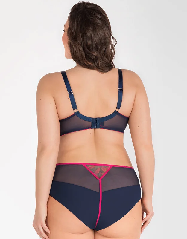 Gorsenia Kayla Balconette Bra Navy