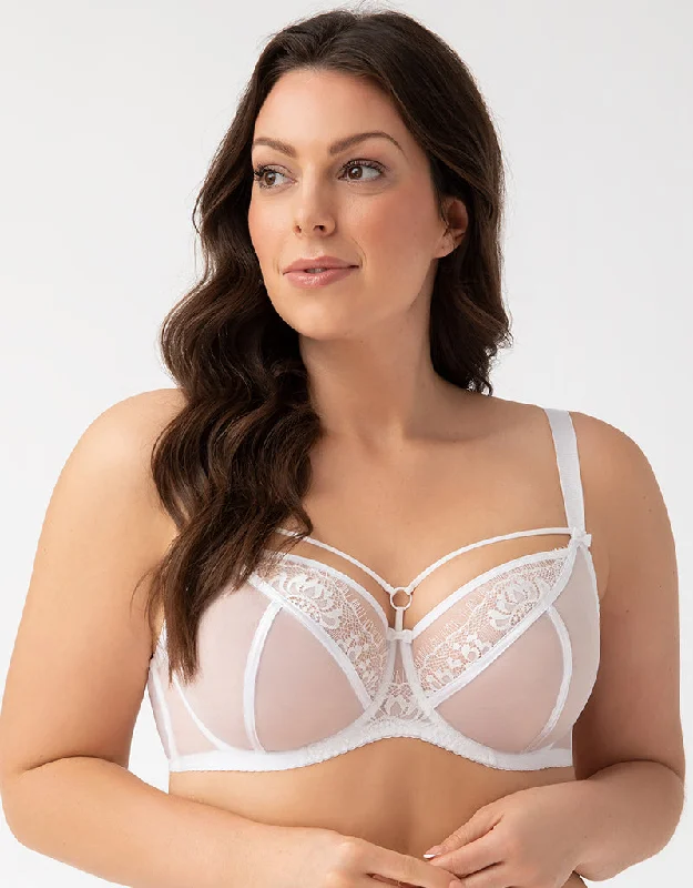 Gorsenia Paradise Balconette Bra White