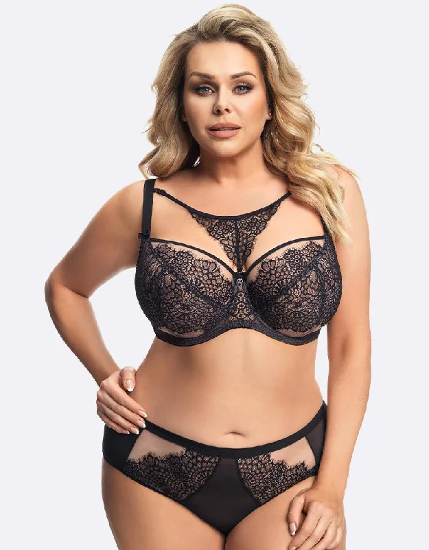 Gorsenia Ravenna Balconette Bra Black