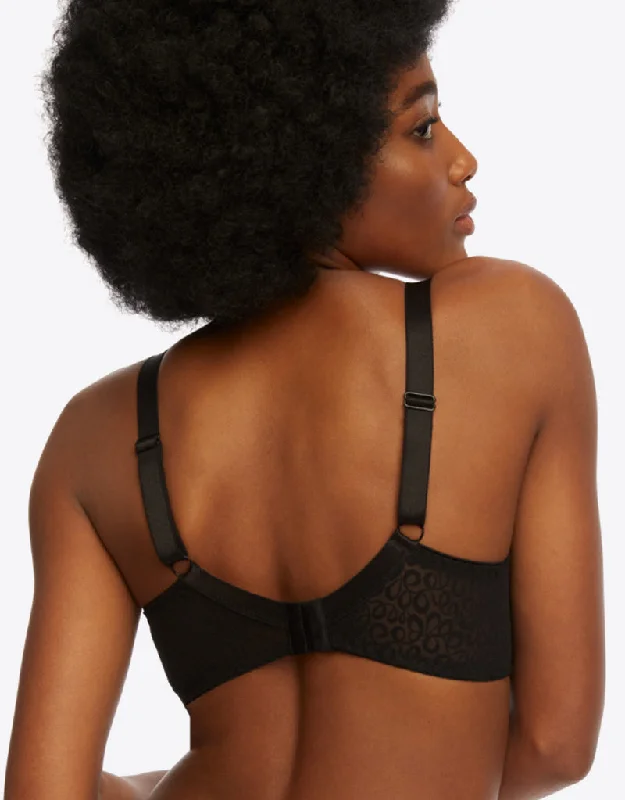 Kinga Clara Balconette Bra Black