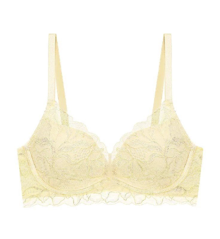 Magnolia Lace Wired Push Up Deep V Bra