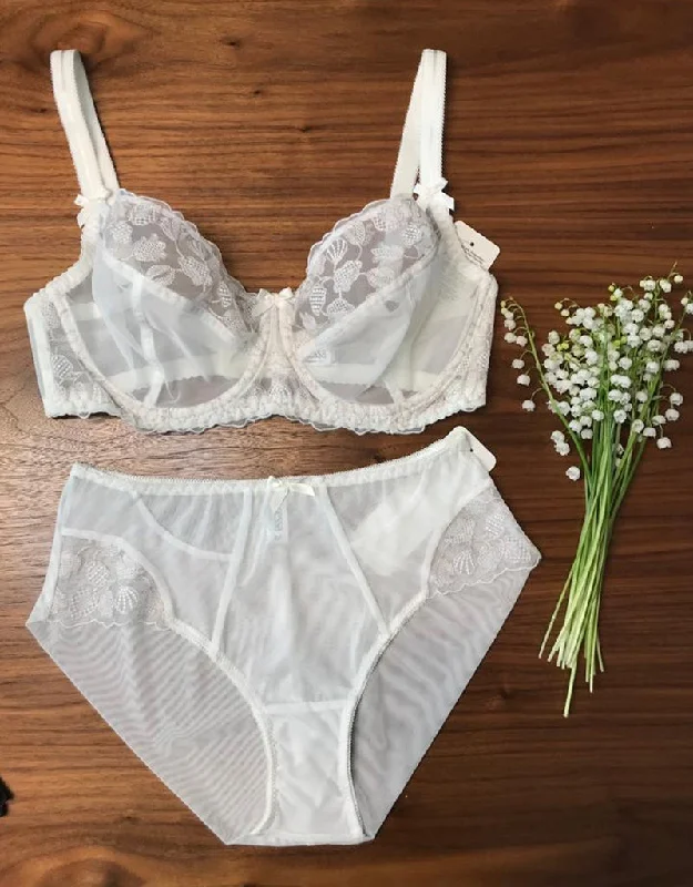 Nessa Selva Balconette Bra Ecru