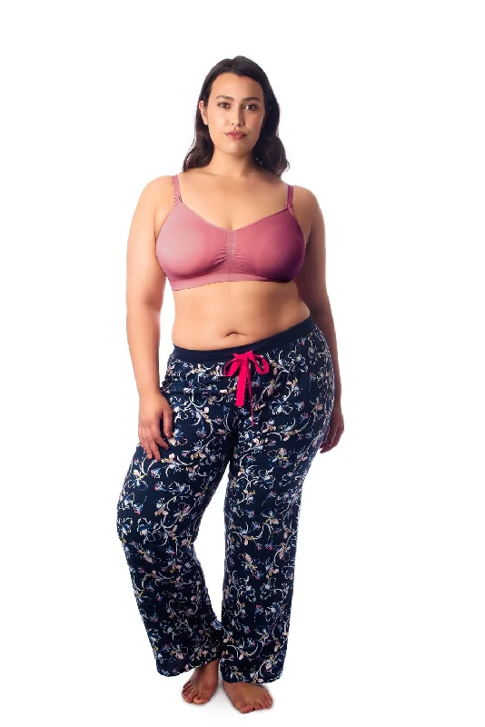 Nursing Sleep/Hospital Bra - NEW Wirefree My Necessity Rose