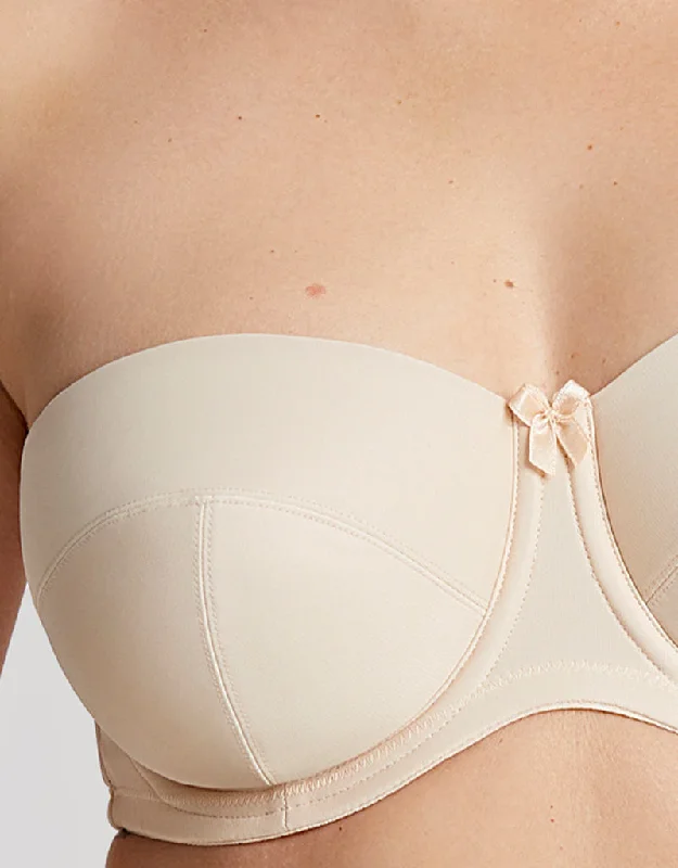 Panache Evie Balconette Strapless Bra Chai