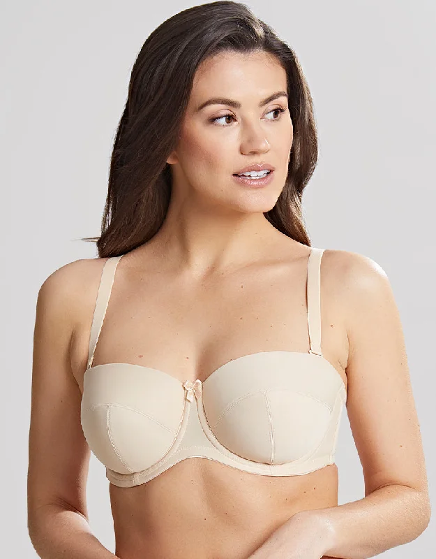 Panache Evie Balconette Strapless Bra Chai