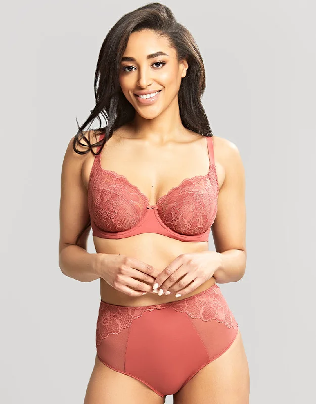 Panache Rocha Balconette Bra Garnet Rose