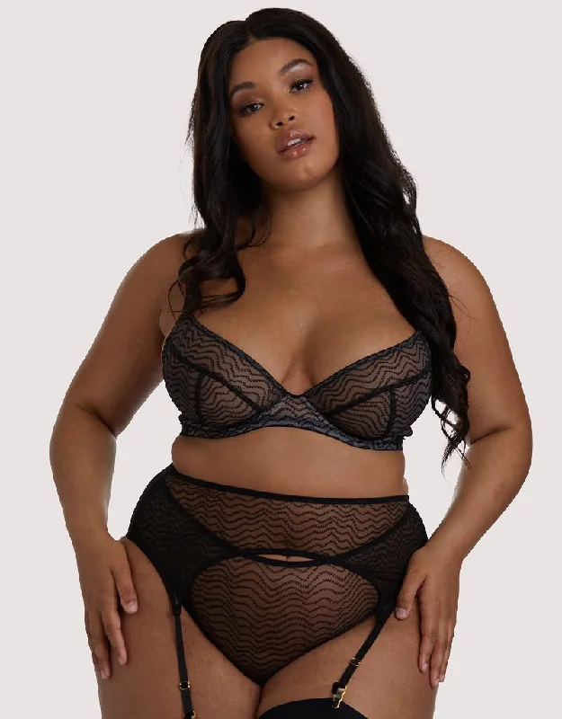 Playful Promises Gabi Fresh Brianna Mesh Bra Black