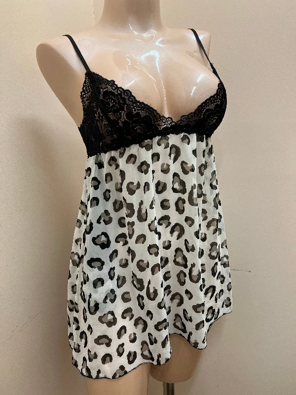 Leopard Print Lace / Small / Babydoll