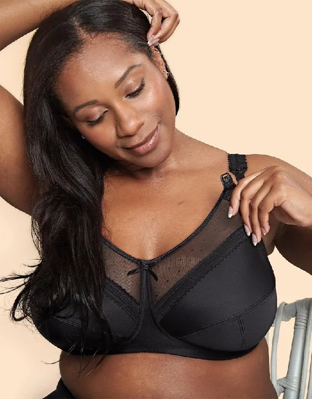 Royce Charlotte Nursing Bra Black