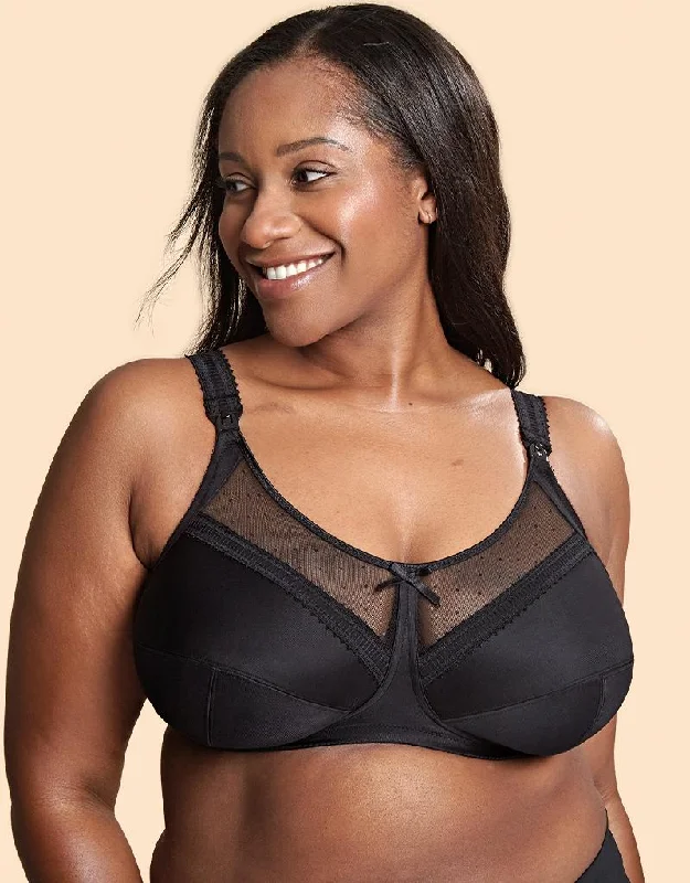 Royce Charlotte Nursing Bra Black