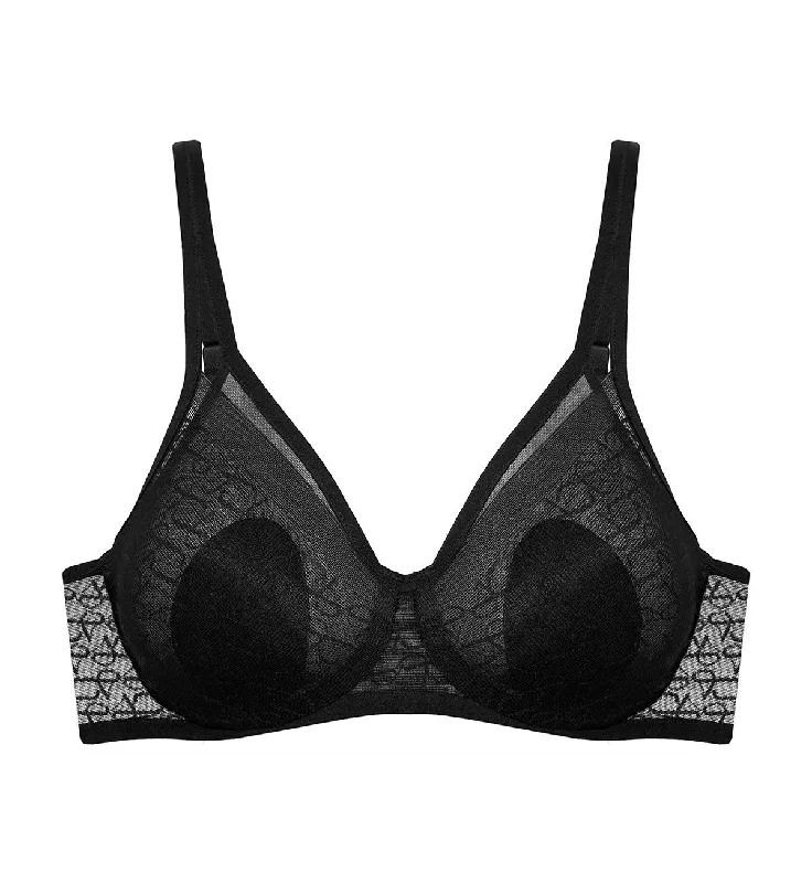 SIGNATURE SHEER WIRED BRA