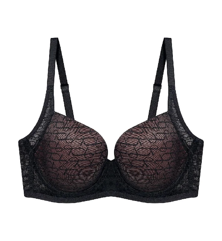 SIGNATURE SHEER WIRED PADDED BRA