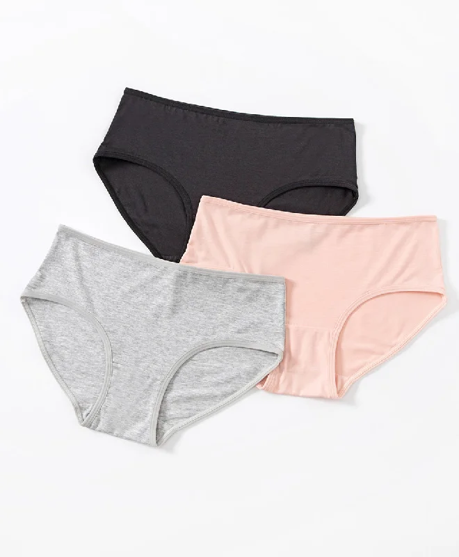 Simple Basic Modal 3-pack Hipster Panties