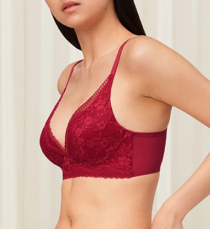 AQUA FRESH NON-WIRED DEEP V PUSH UP BRA