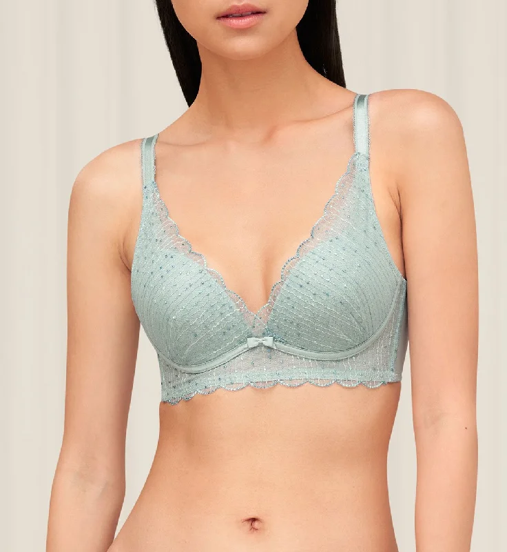 AQUA YIN YANG DEEP V NON-WIRED PUSH-UP BRA