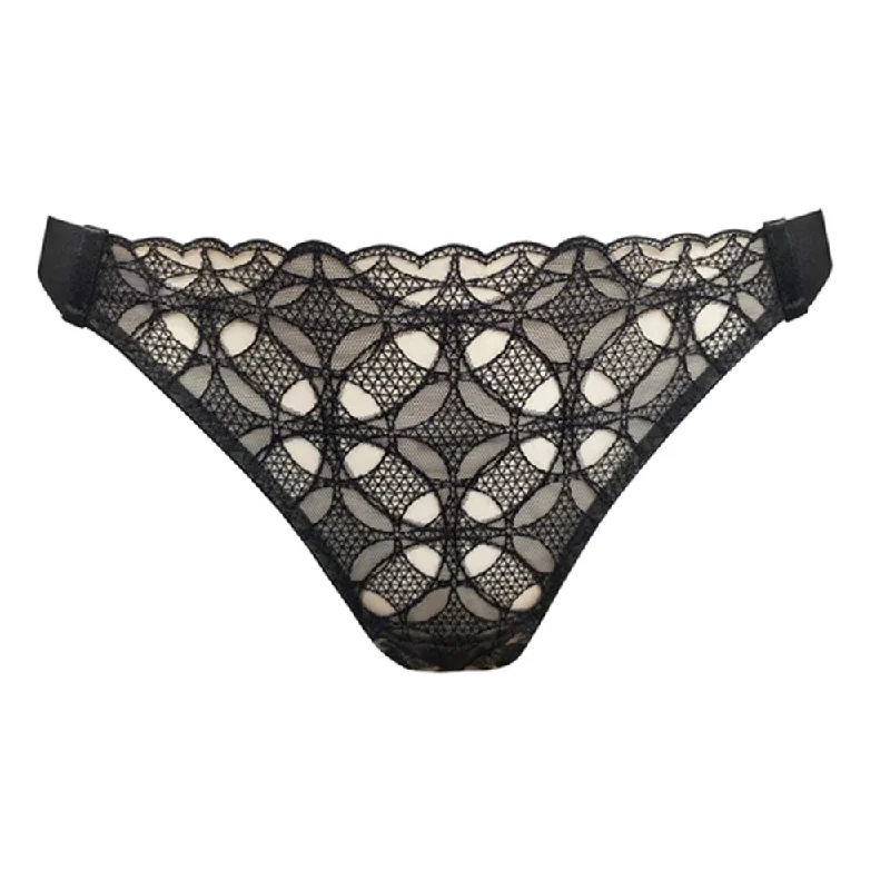 Bordelle Alta Open Back Brief AW24K01B Black