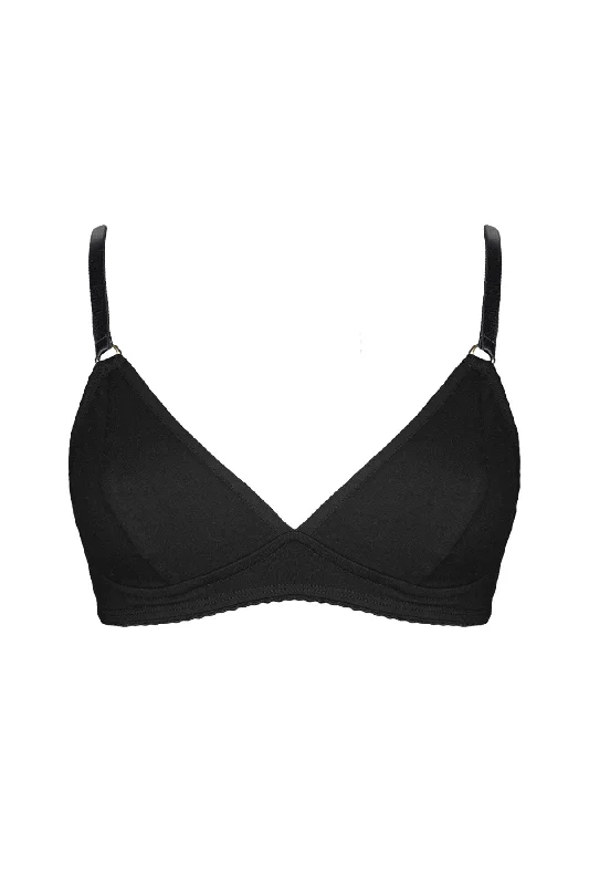 Stella soft cup bra in black