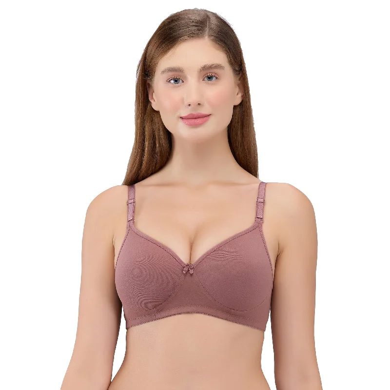 Padded Non Wired Bra Mauve